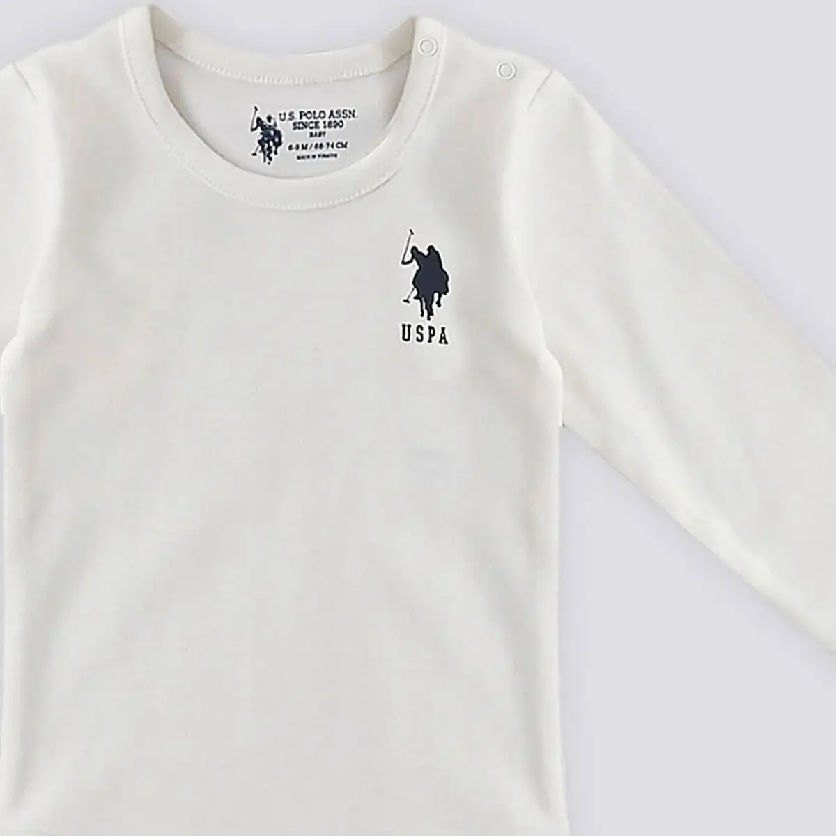 U.S. Polo 2li Takım Bodyli Krem