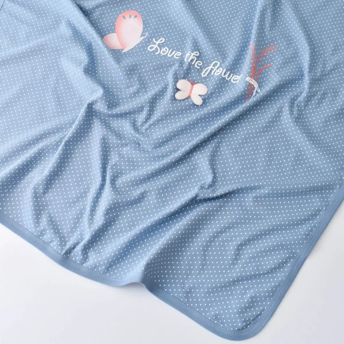 Bibaby Organik Hastane Çıkışı 10lu Wild Flowers Spring Blue