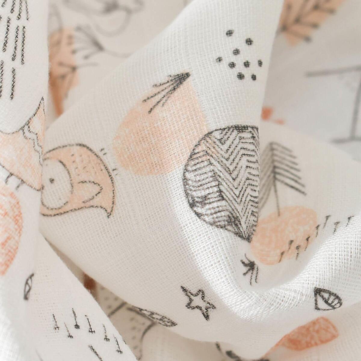 Bibaby Müslin Battaniye Mountain Ekru