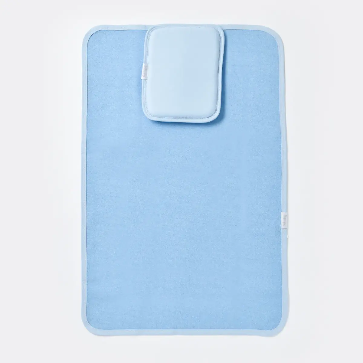 Bibaby Organik Yastıklı Muşamba Pratik Alt Açma Mavi Bibaby Organik Yastıklı Muşamba Pratik Alt Açma Mavi