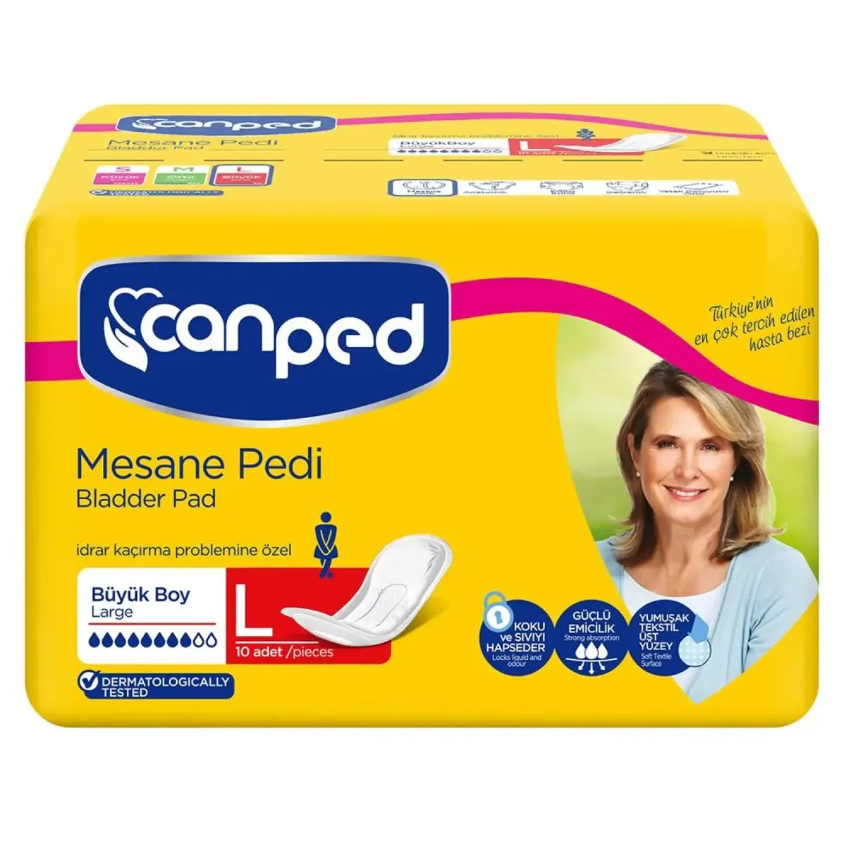 Canped Mesane Pedi 10lu L Beden