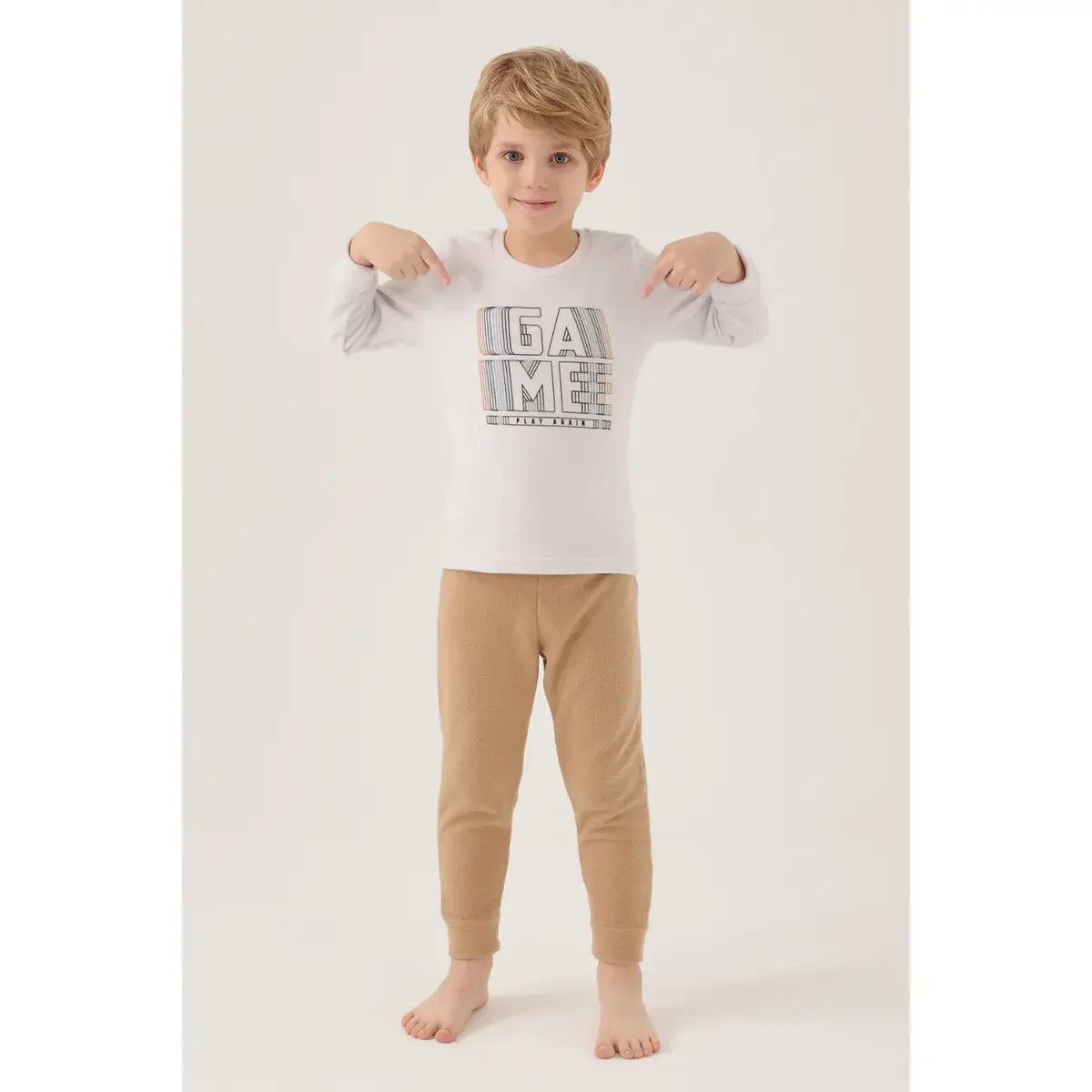RolyPoly Pijama Takımı Vizon