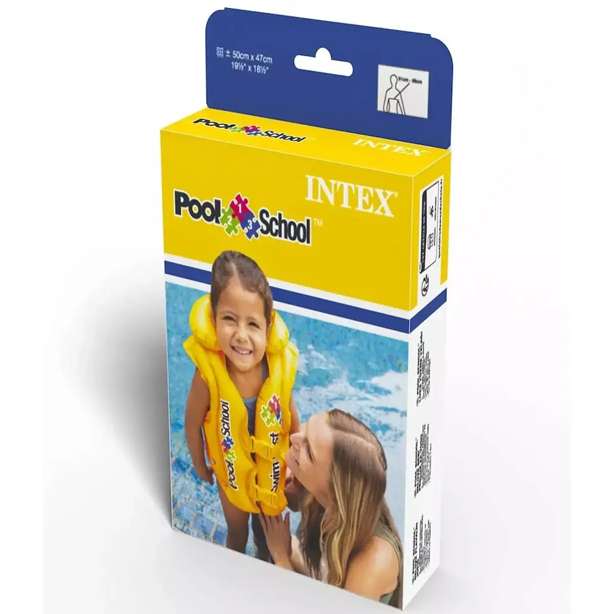 Intex Yakalı Sarı Yelek 50x47 cm 3-6 Yaş