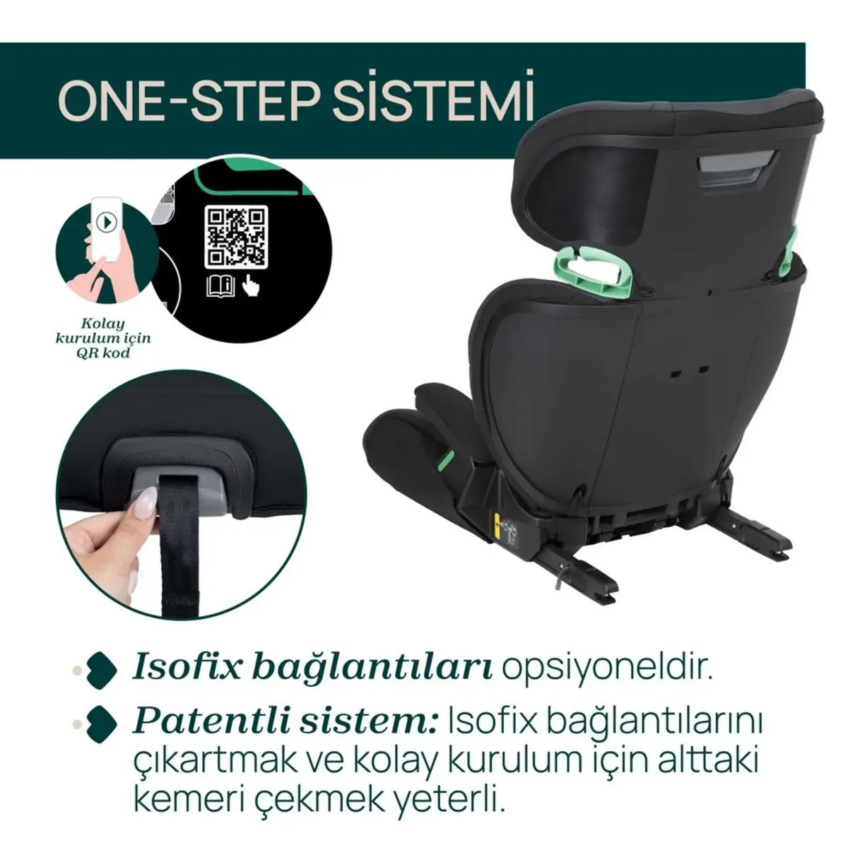 Chicco Quizy I-Size Oto Koltuğu 15-36 Kg Black