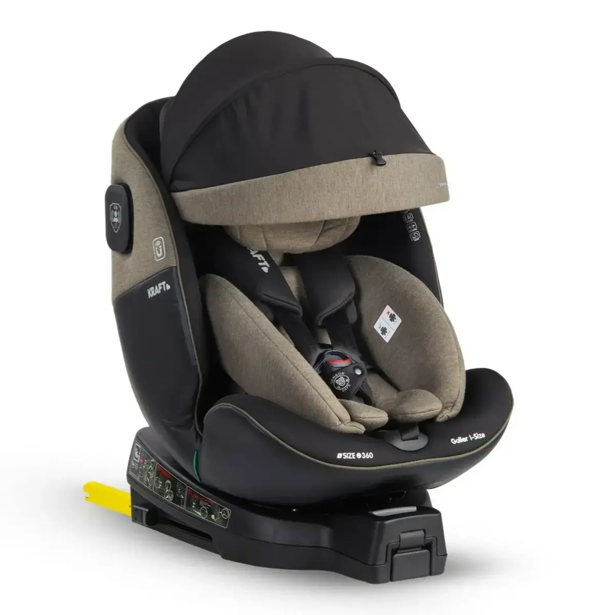 Kraft Galler I-Size Oto Koltuğu 0-36 Kg Bamboo Green