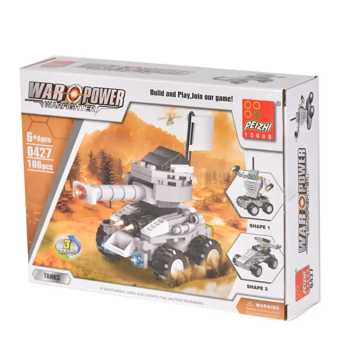 Askeri Araçlar War Power 106 Parça