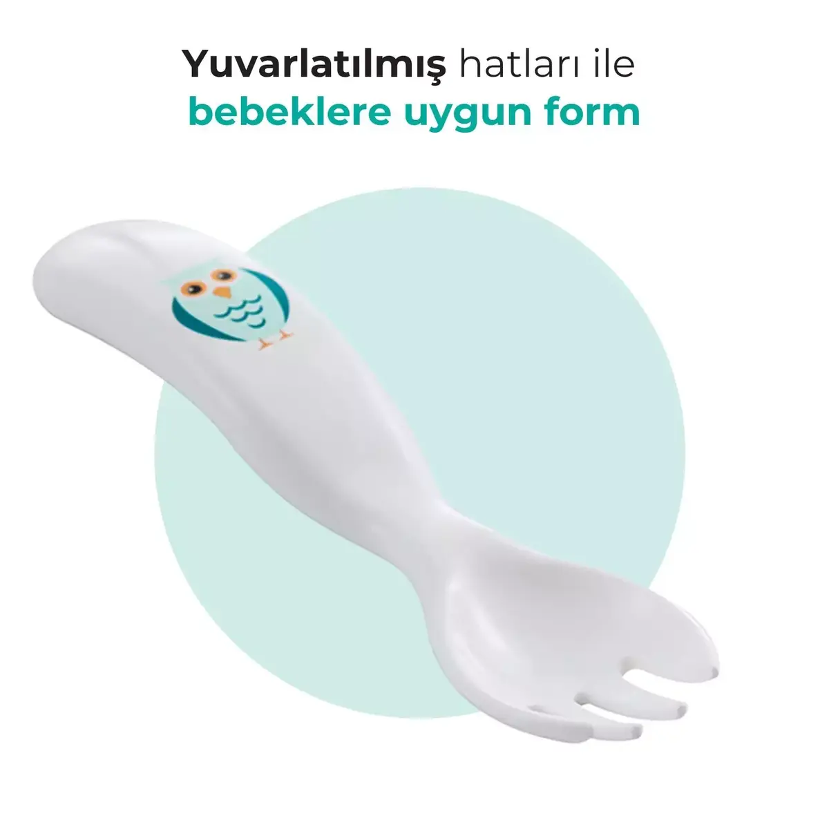 Mamajoo Çatal Kaşık Seti Baykuş
