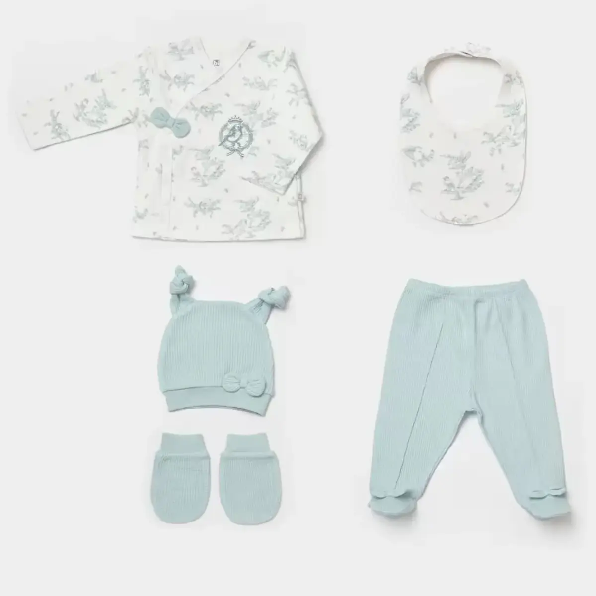 Bibaby Hastane Çıkışı 5li Cute Sparrow Mint