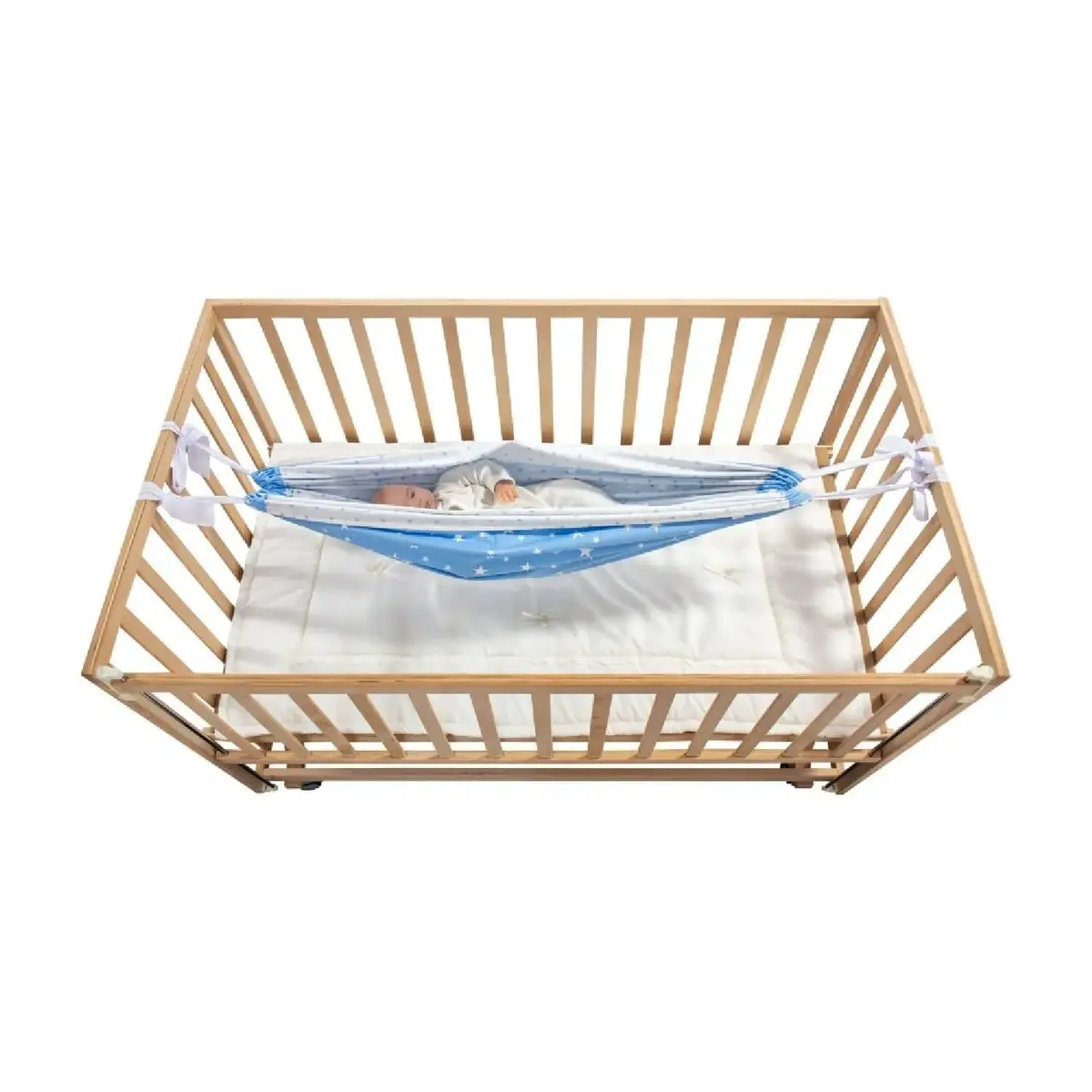 Sevi Bebe Pratik Bebek Hamağı Mavi Yıldız Sevi Bebe Pratik Bebek Hamağı Mavi Yıldız