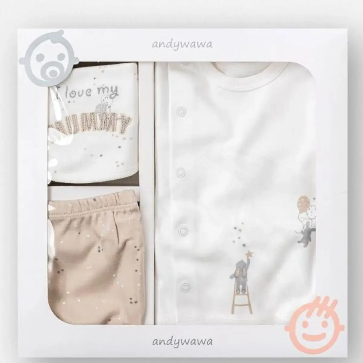 Andy Wawa Hastane Çıkışı 5li Happy Everyday Bej