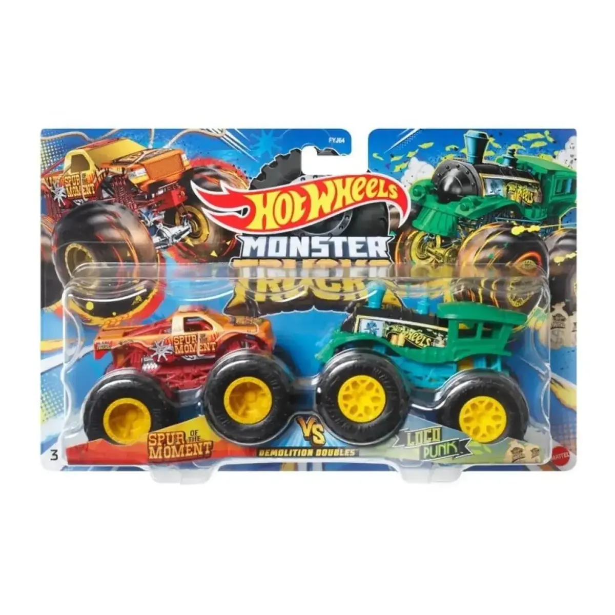 Hot Wheels Monster Trucks Güçlü İkili 1:64 Arabalar