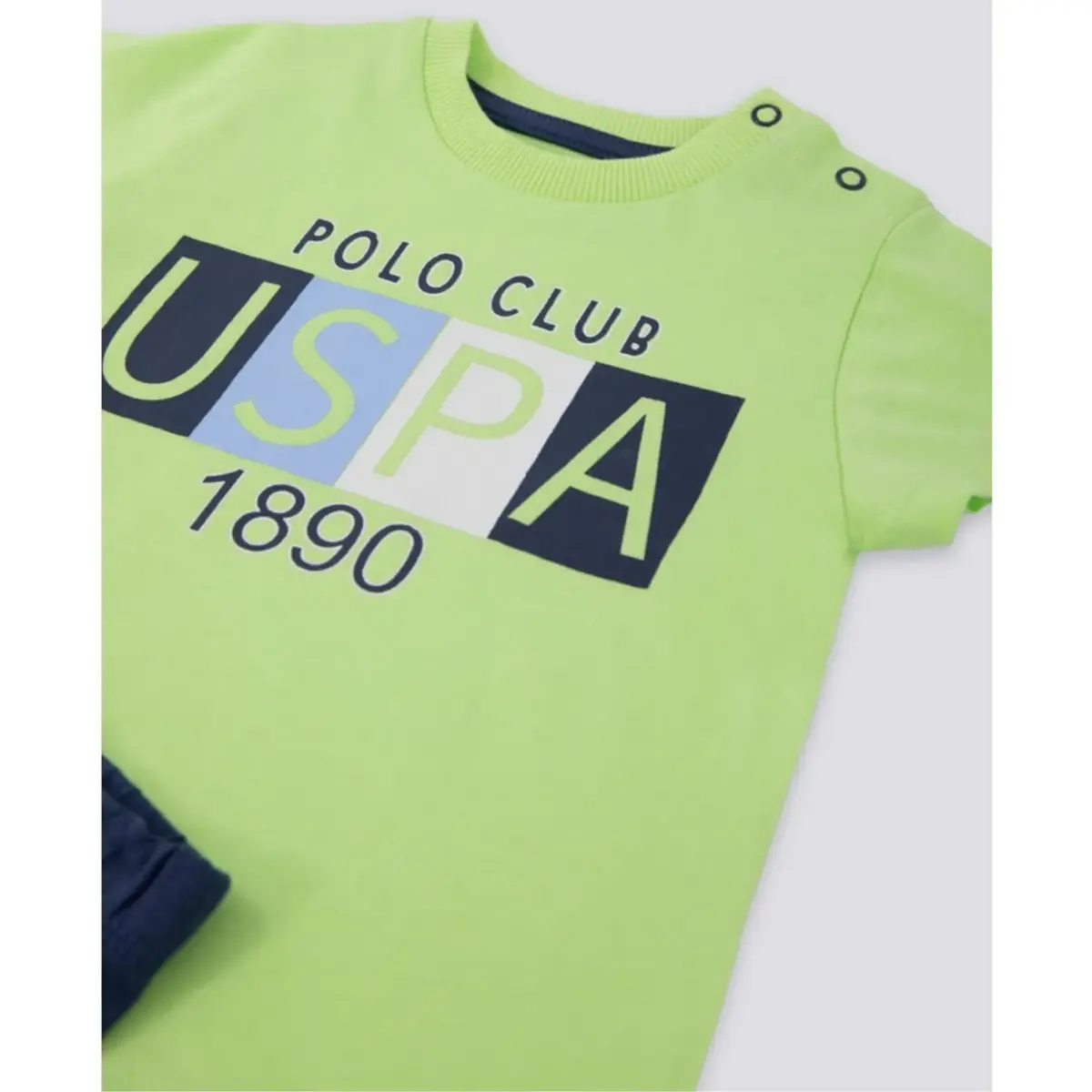 U.S. Polo 2li Takım T-Shirt Lime