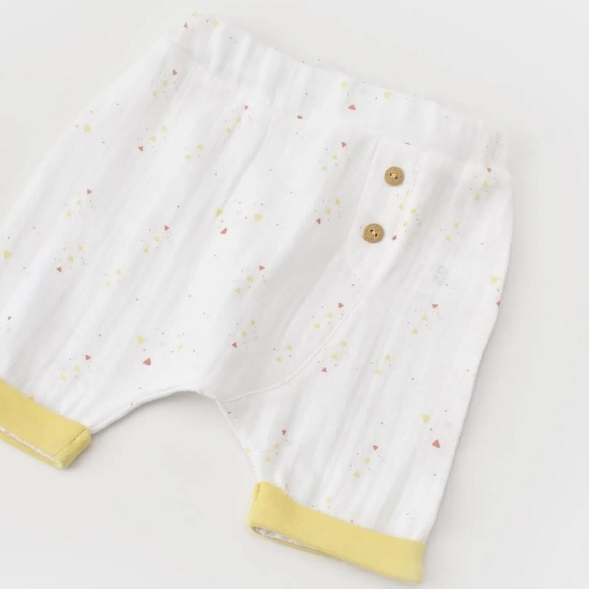 Bibaby Organik 2li Takım Şortlu Baby Racoon Lemon Grass Vanilla Ice