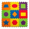 Eva Puzzle Oyun Matı Geometrik Şekiller 7 mm 33X33 cm