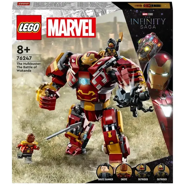 LEGO Marvel Hulkbuster: Wakanda Savaşı Oyuncak Yapım Seti 76247