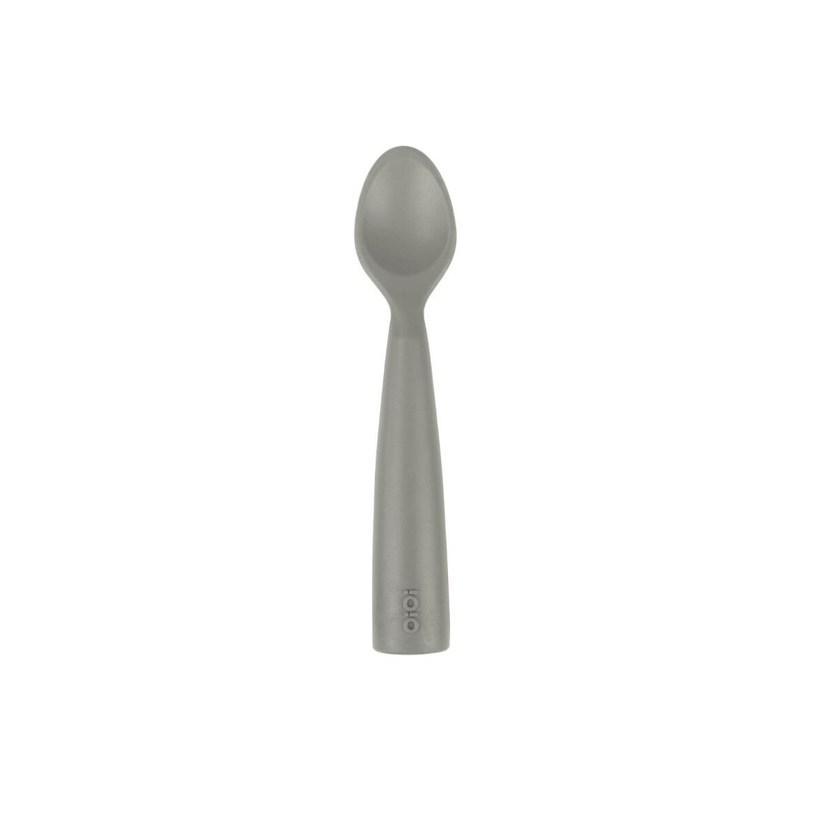 OiOi Nam Nam Silikon Mama Kaşığı 6+ Ay Powder Grey