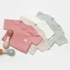 Bibaby Organik Body Kısa Kol Modal Nature Relax Ecru