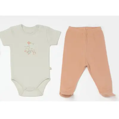 Bibaby Hastane Çıkışı 10lu Bimini Canvas Teach Me Kırmızı - Kahverengi - Mint