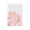 Bibaby Organik Pijama Takımı Live Color Rabbit Somon