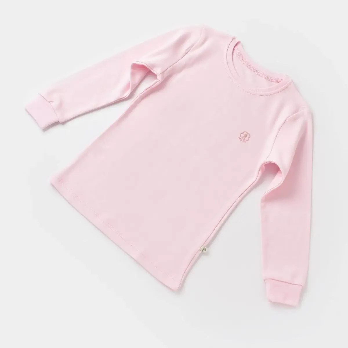 Bibaby Organik Sweatshirt Little Basic Pembe