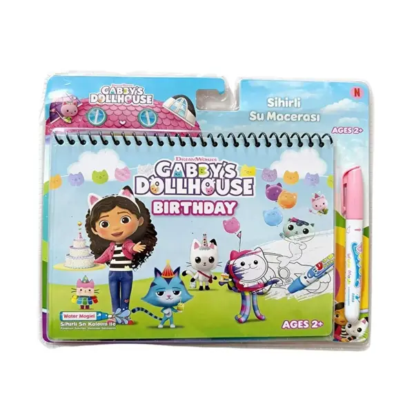 Gabby Dollhouse Lisanslı Boyama Kitabı