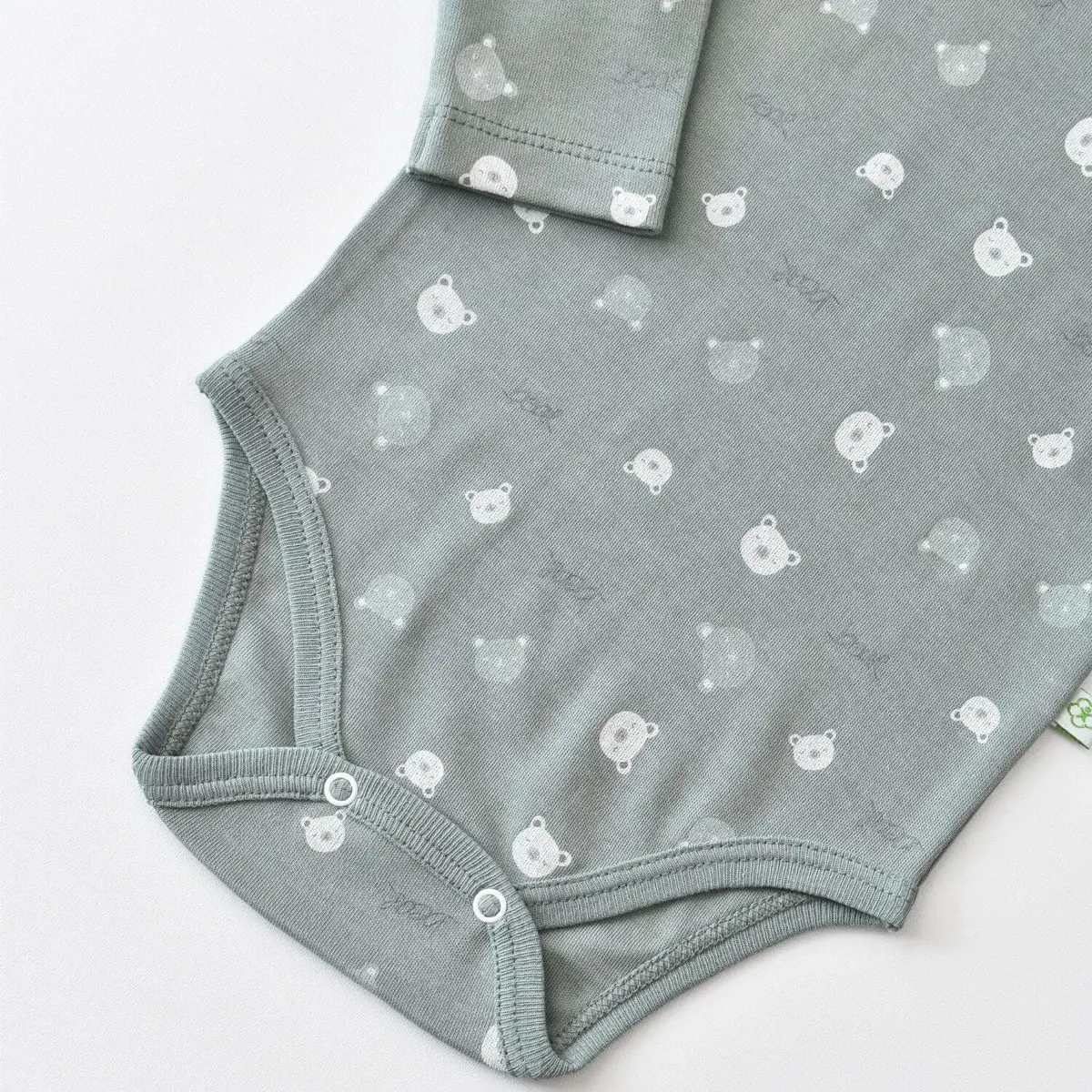 Bibaby Organik Tulum Takımı Tüllü Hug Me Bear Kar Melanj