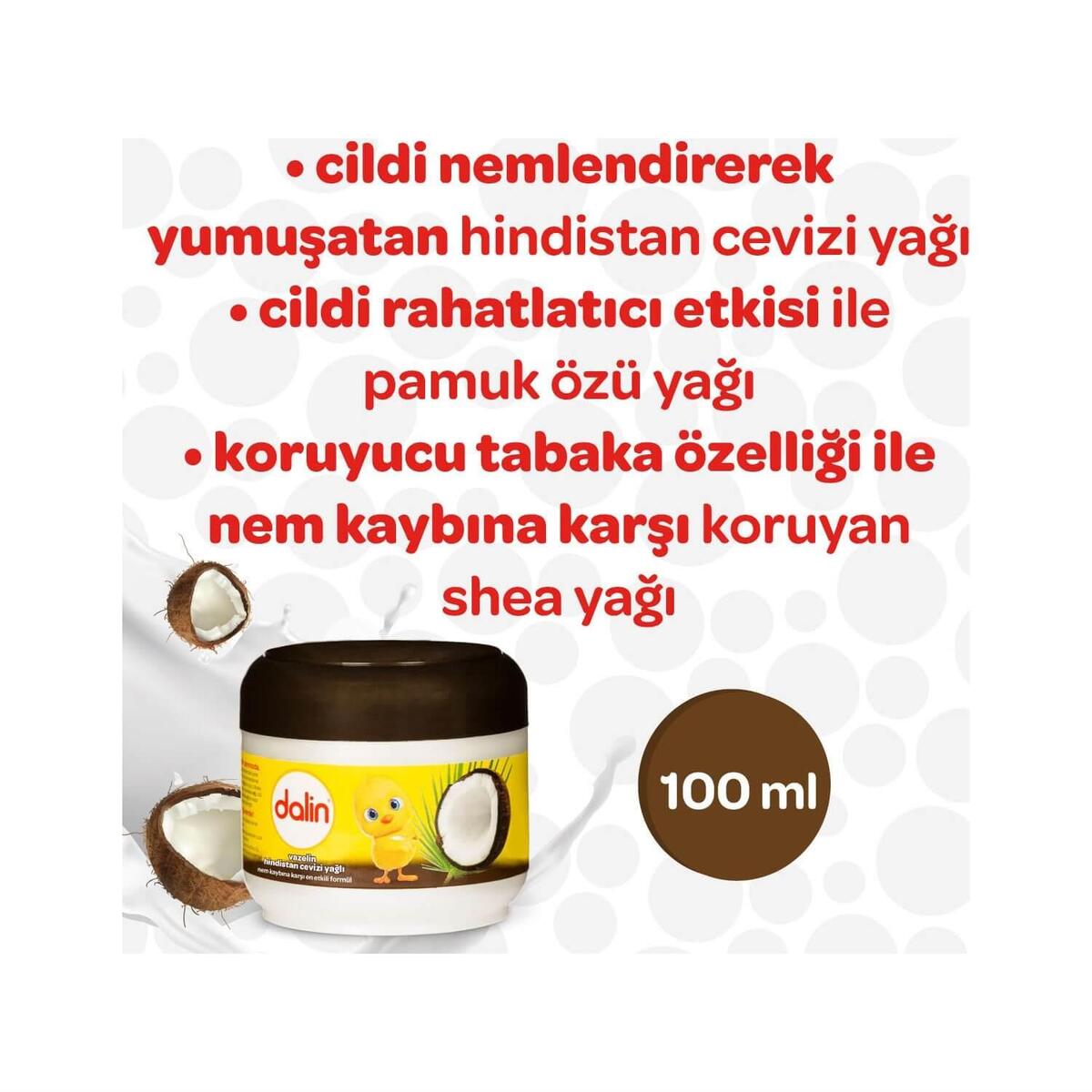 Dalin Hindistan Cevizli Bebek Vazelini 100 ml