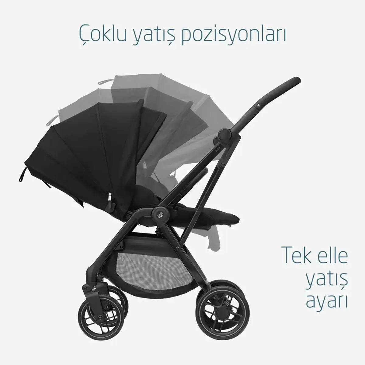 Maxi-Cosi Leona2 Bebek Arabası Twillic Black