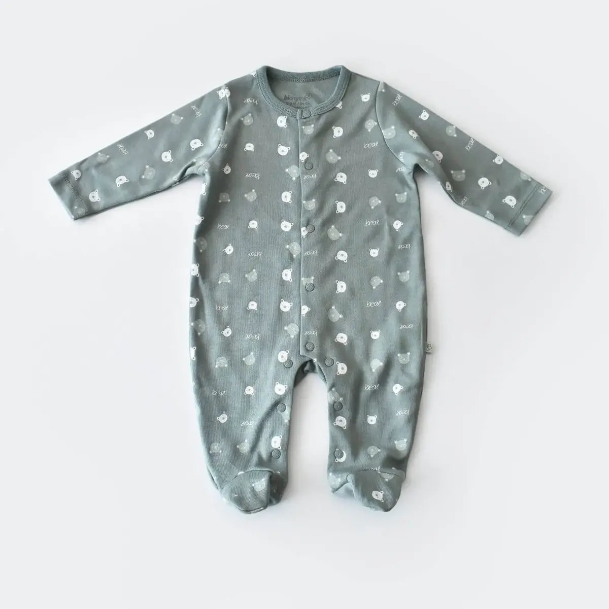 Bibaby Organik Hastane Çıkışı 10lu Hug Me Bear Yeşil