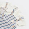 Bibaby Salopet Tulum Stripe Sytle Bej - Mavi