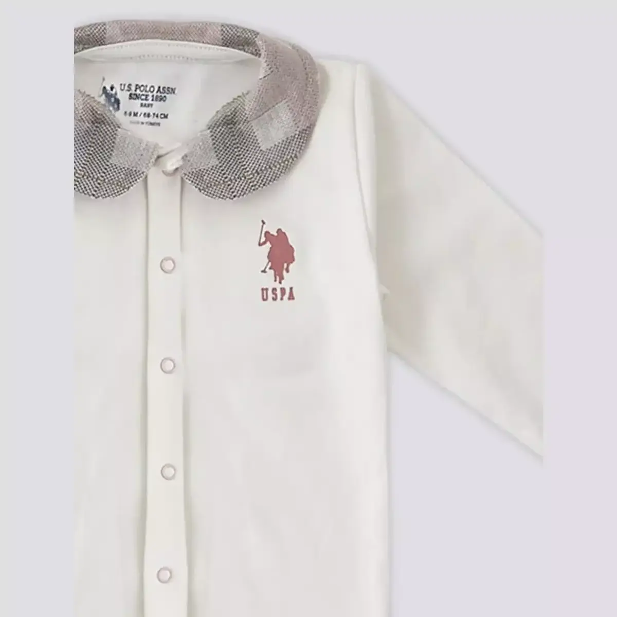 U.S. Polo 2li Takım Şapkalı Krem
