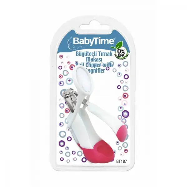 Baby Time Büyüteçli Bebek Tırnak Makası