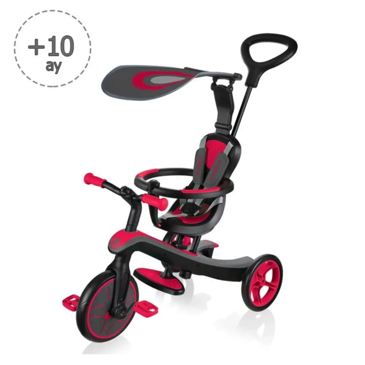 Globber Explorer 4in1 Bisiklet Kırmızı