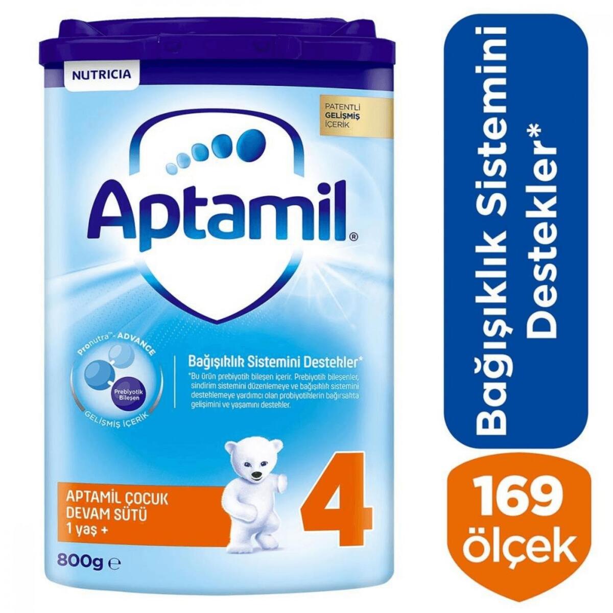 Aptamil 4 Devam Sütü 1200 Gr + 800 gr 