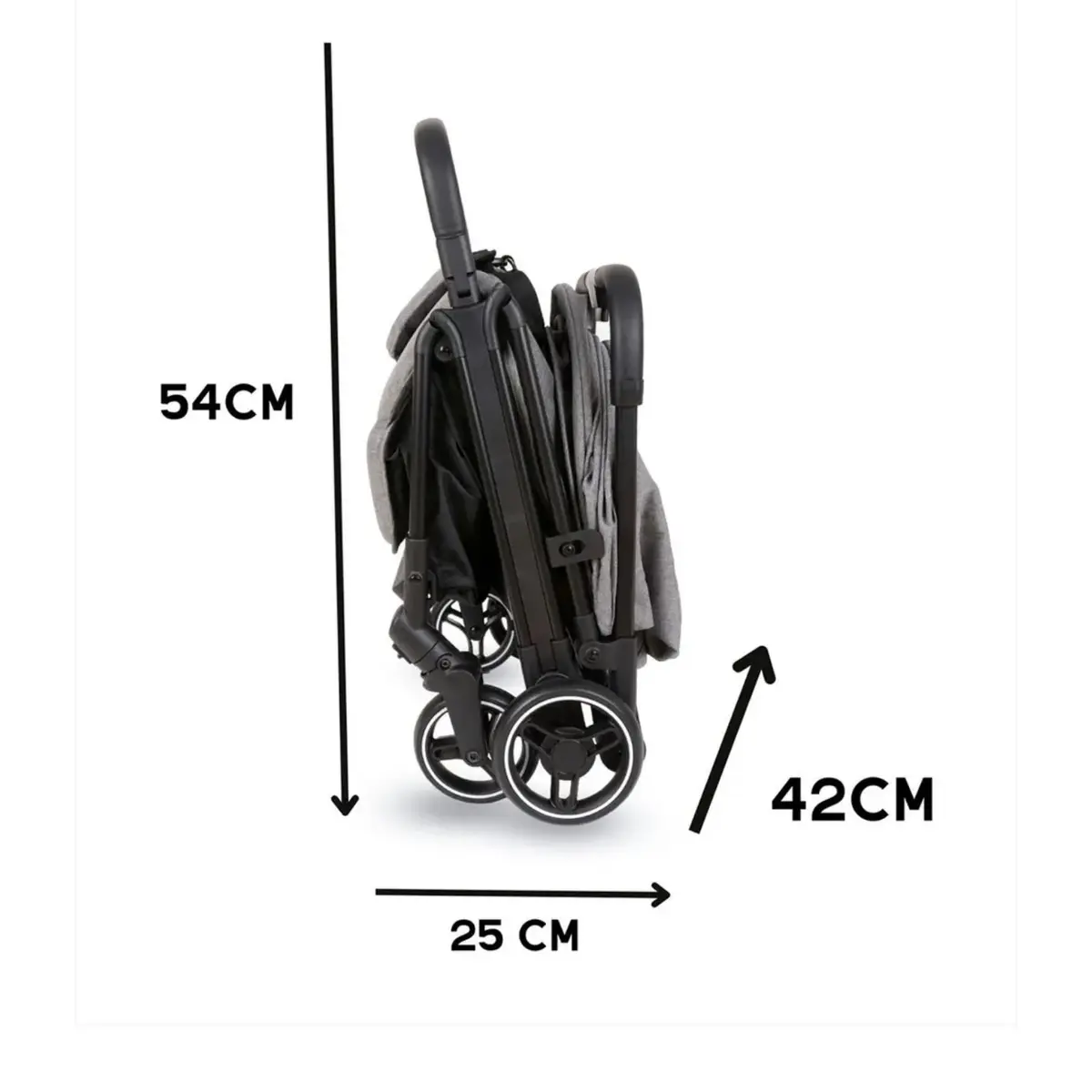 Bagi Gravity Autofold Kabin Bebek Arabası Grey