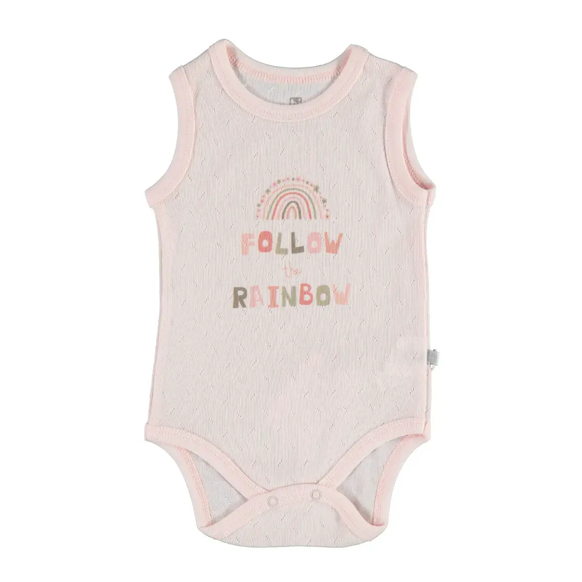 Bibaby Atlet Body Jakarlı Follow Rainbow Somon