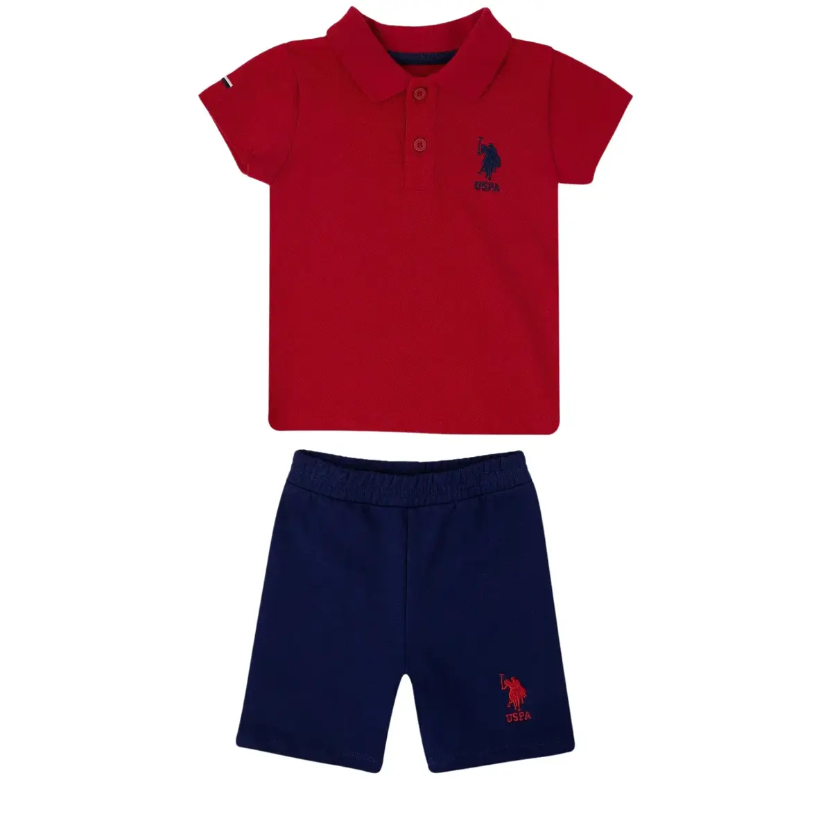 U.S. Polo 2li Takım T-Shirt Kırmızı