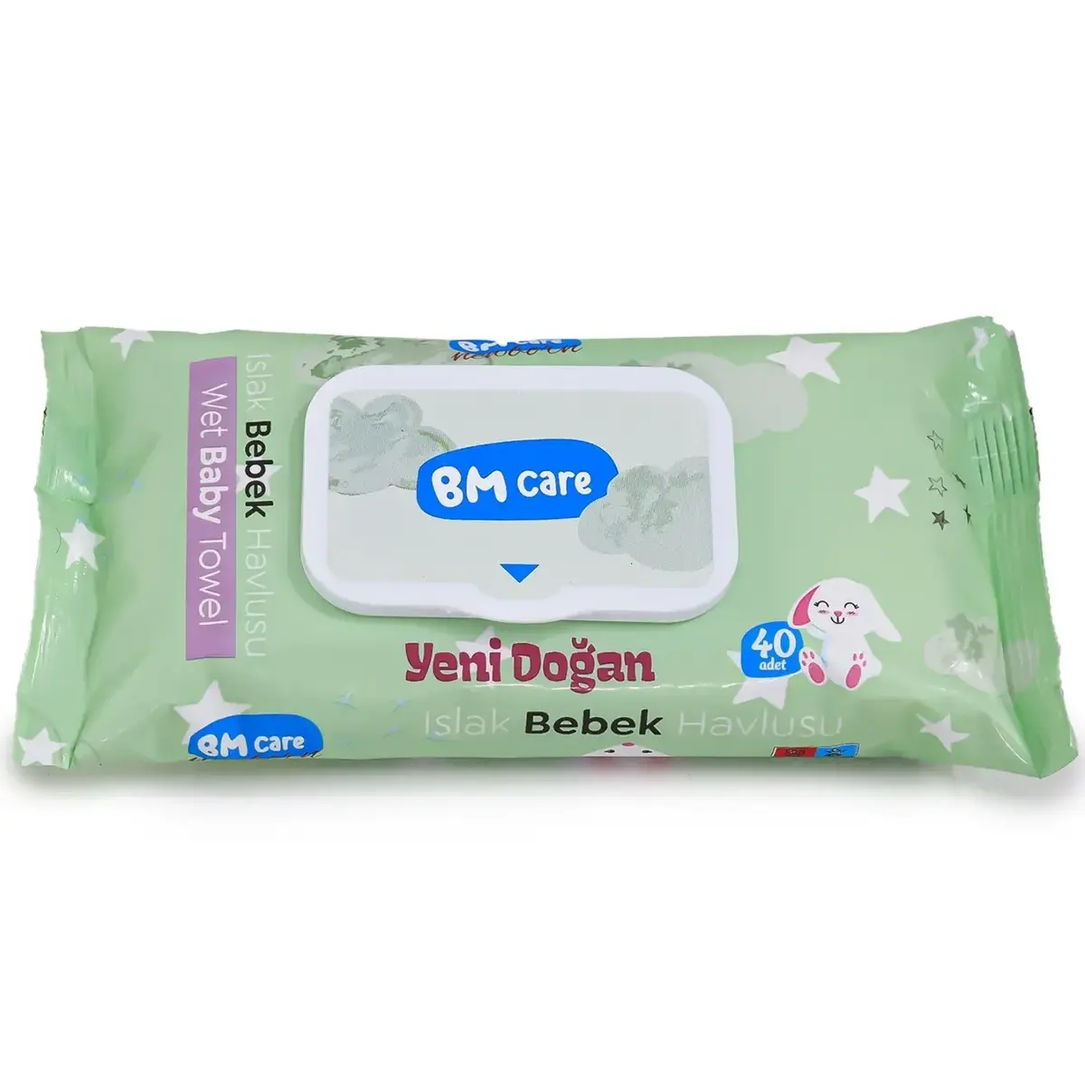 BM Care Yenidoğan Islak Havlu 12x40lı