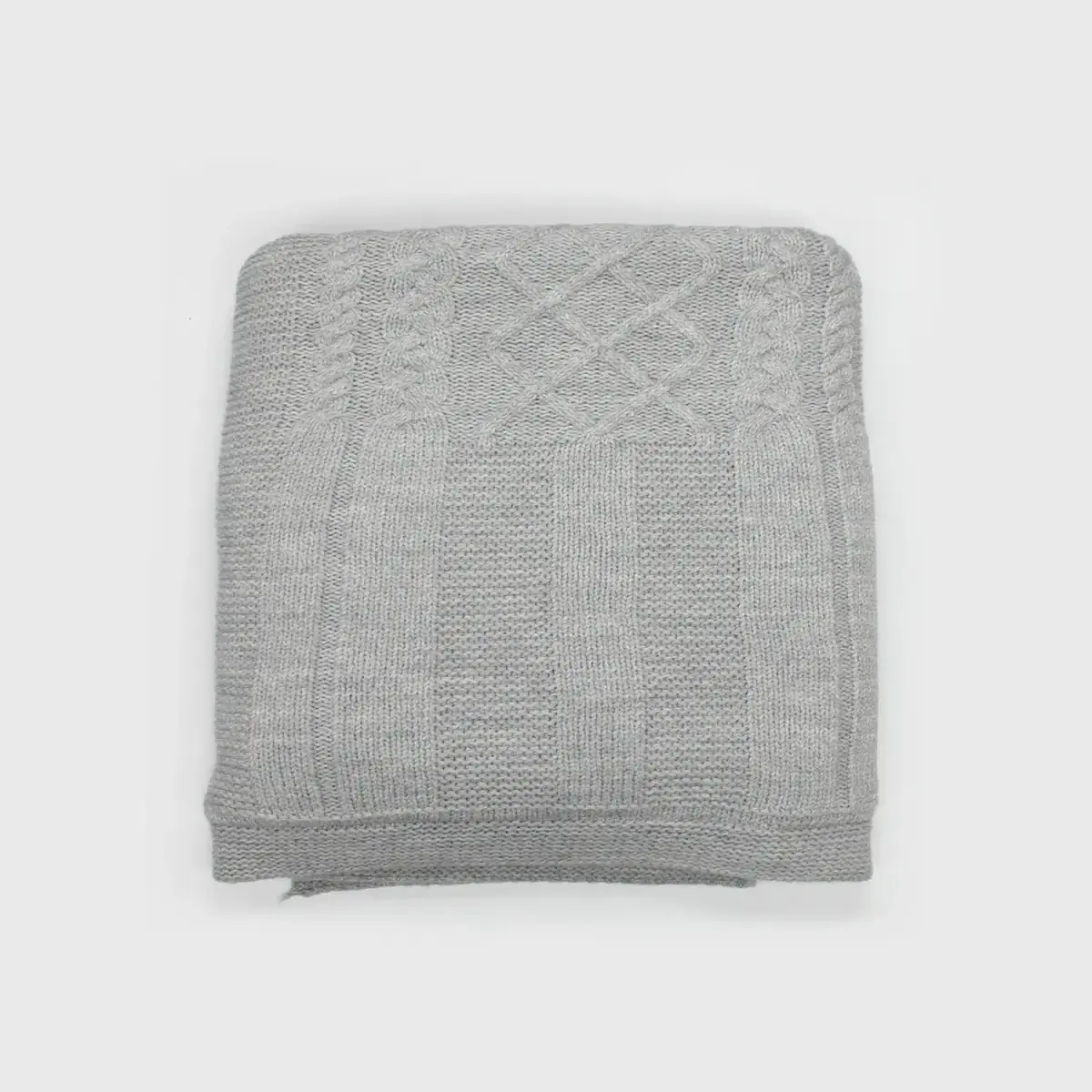 Bistyle Battaniye Welsoft Triko Winter Time 80x95cm Koyu Gri