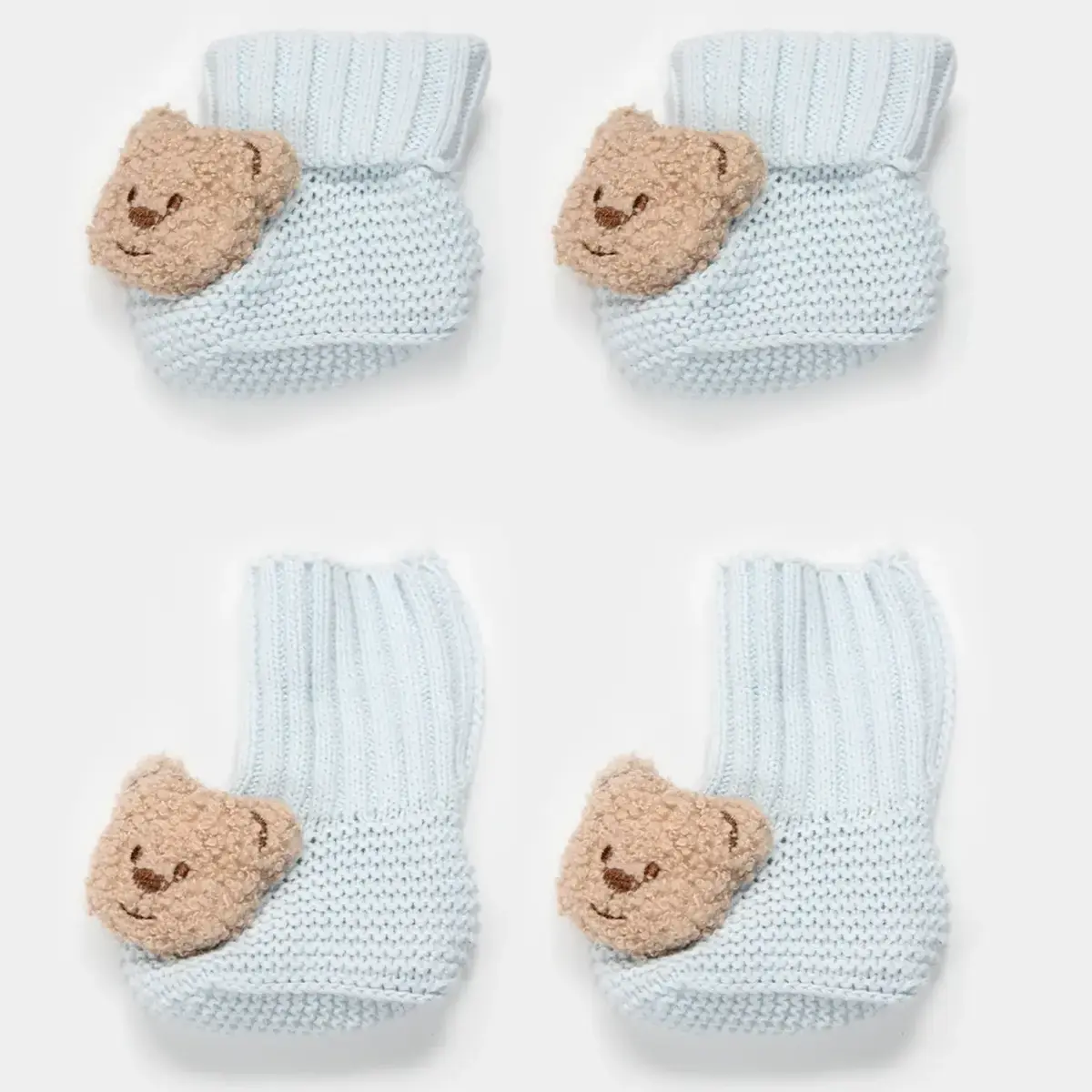 Bistyle Patik Triko Seperatörlü Aksesuarlı Mavi