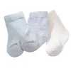 Bibaby Organik Çorap Soket 3lü Basic Mavi - Gri