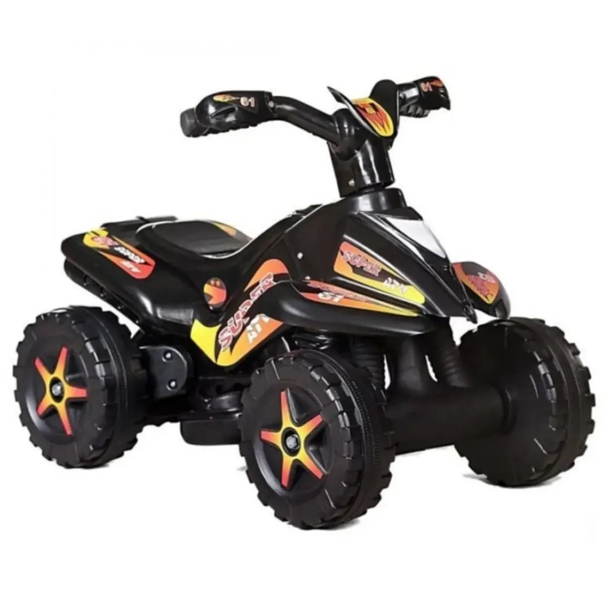 Akülü Atv 6 Volt Siyah