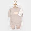 Bibaby Organik Tulum Takımı Tüllü Curly Sheep Bej