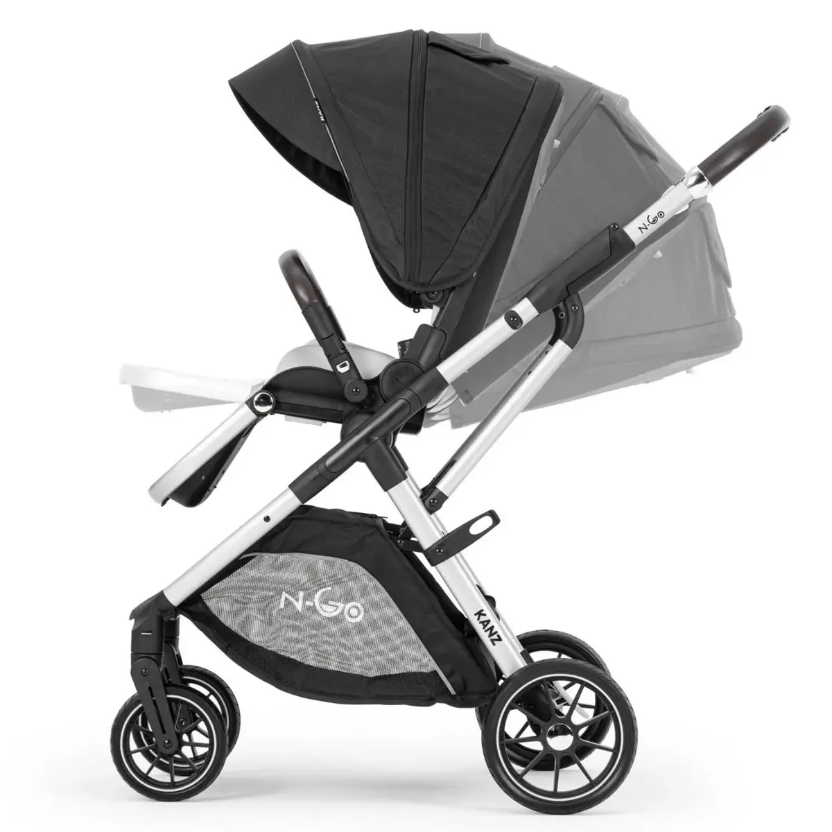 Kanz N-Go Travel Sistem Bebek Arabası Siyah