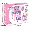 Pilsan Kalp Makyaj Masası 25 Aksesuar Pembe