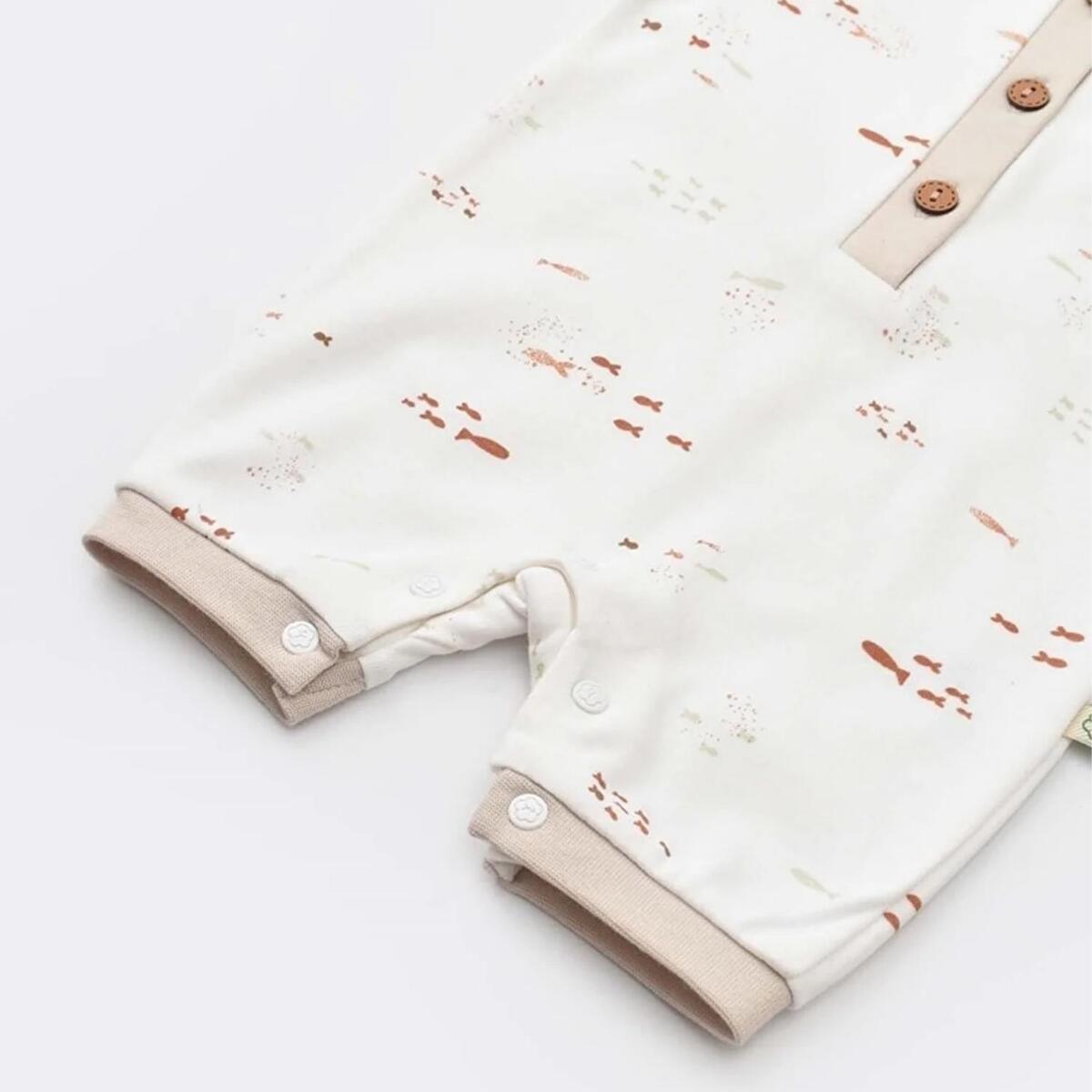 Bibaby Organik Tulum Şortlu Magic Starfish Latte