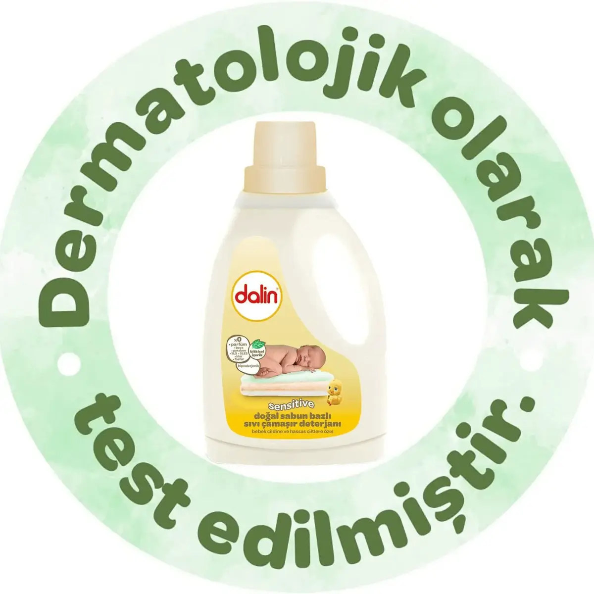 Dalin Doğal Sabun Bazlı Sıvı Bebek Çamaşır Deterjanı 1500 ml x 2 Adet