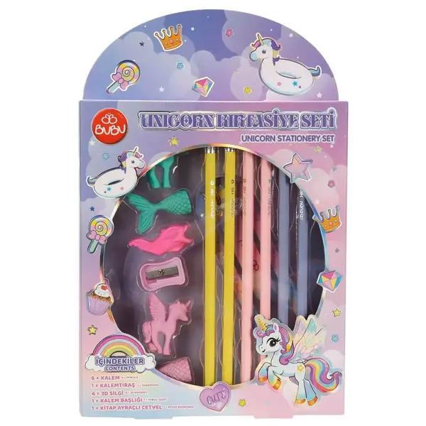 Bu-Bu Kırtasiye Seti Unicorn