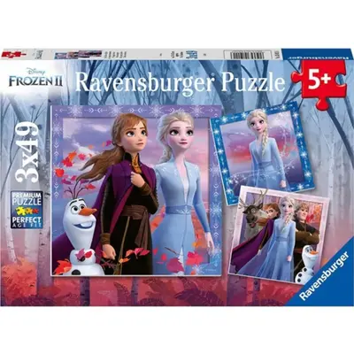 Ravensburger 3x49 Parçalı WD Frozen2 Puzzle-50116