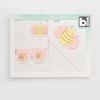 Bibaby Bornoz Takımı Happy Bee Ekru - Pembe